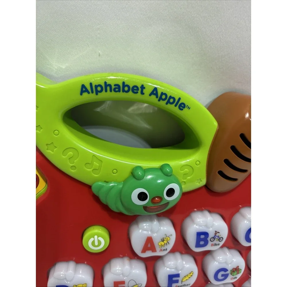Vtech Alphabet Apple Light Up Talking Learning System Toy WORKING Homeschool